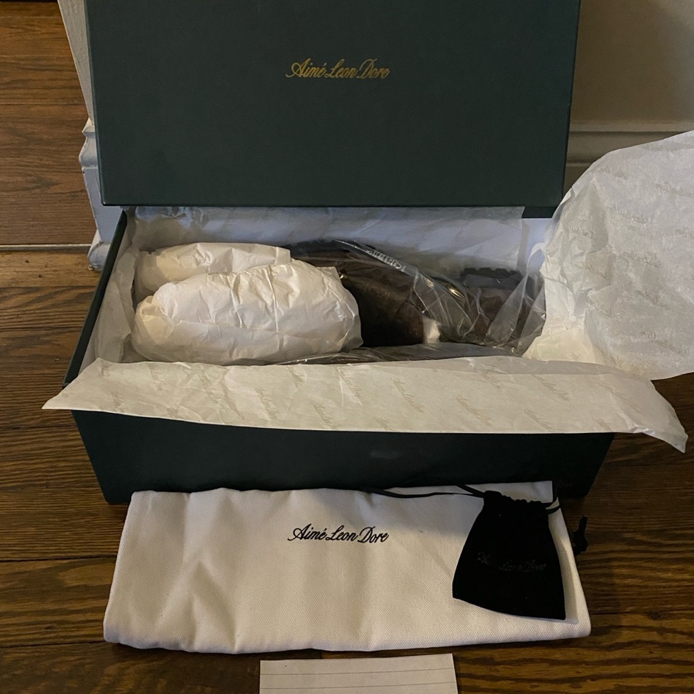 Aime Leon Dore Chocolate Suede Loafers - Picture 7 of 10